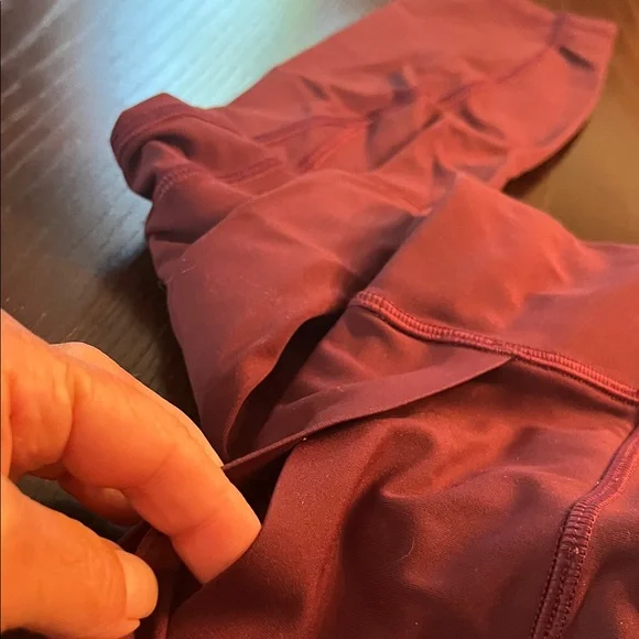 lululemon athletica Burgundy Leggings - Picture 5 of 7